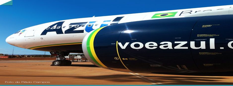 Azul pretende lançar voo direto de Confins para Campo Grande e uma segunda frequência para Cuiabá