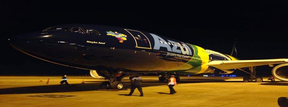 Azul recebe o segundo Airbus A-330 e inicia venda das passagens para voos domésticos com o novo jato