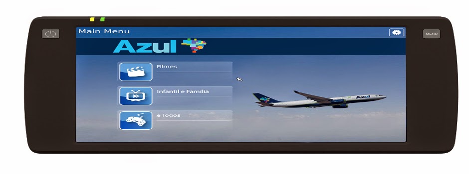 Passageiros dos voos internacionais da Azul ganham tablets para entretenimento