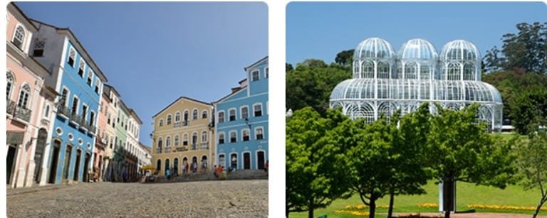 Salvador e Curitiba