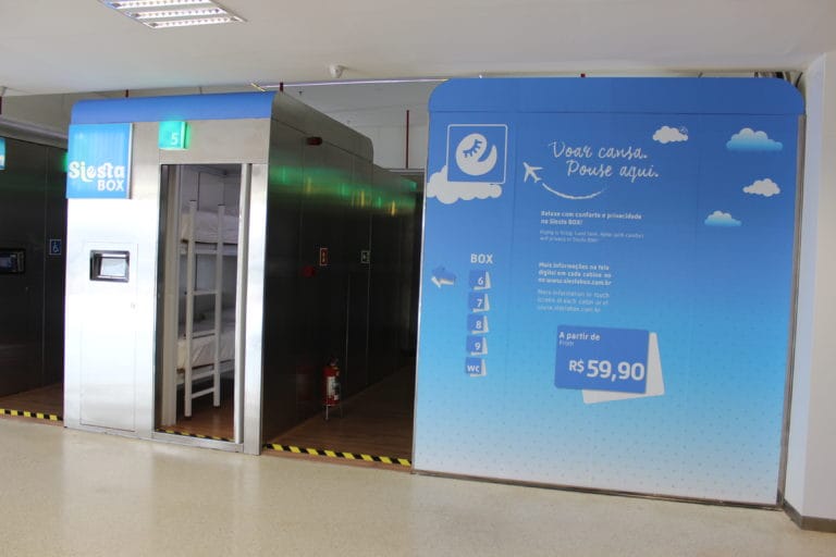 Aeroporto de Campinas ganha cabines para hospedagem de passageiros em trânsito