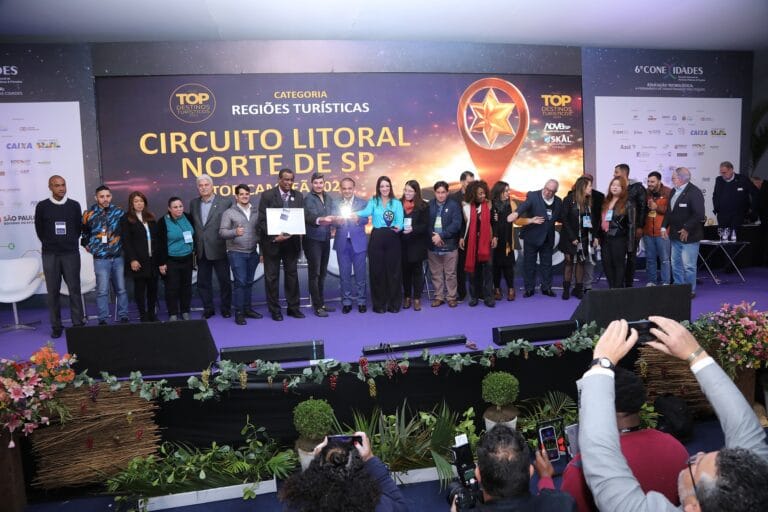 Top Destinos Turísticos: Circuito Litoral Norte de São Paulo é a Região Top Campeã pela 3ª vez