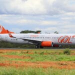 Aeronave da Gol no Aeroporto de Montes Claros