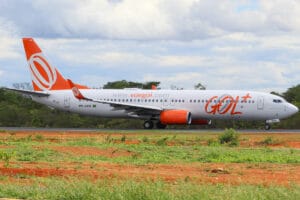 Aeronave da Gol no Aeroporto de Montes Claros
